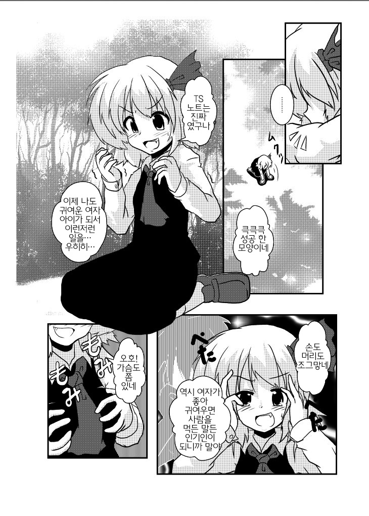 Touhou TS Monogatari ~Rumia hen~ page 6 full