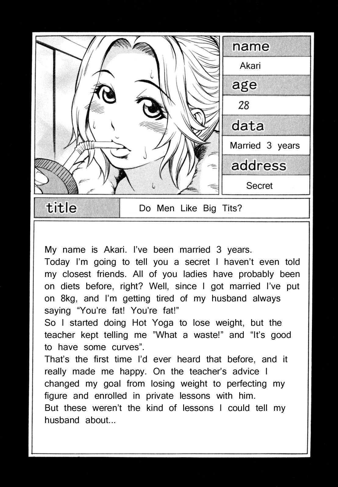 Himitsu no Keijiban H na Onna no Naisho Banashi page 3 full