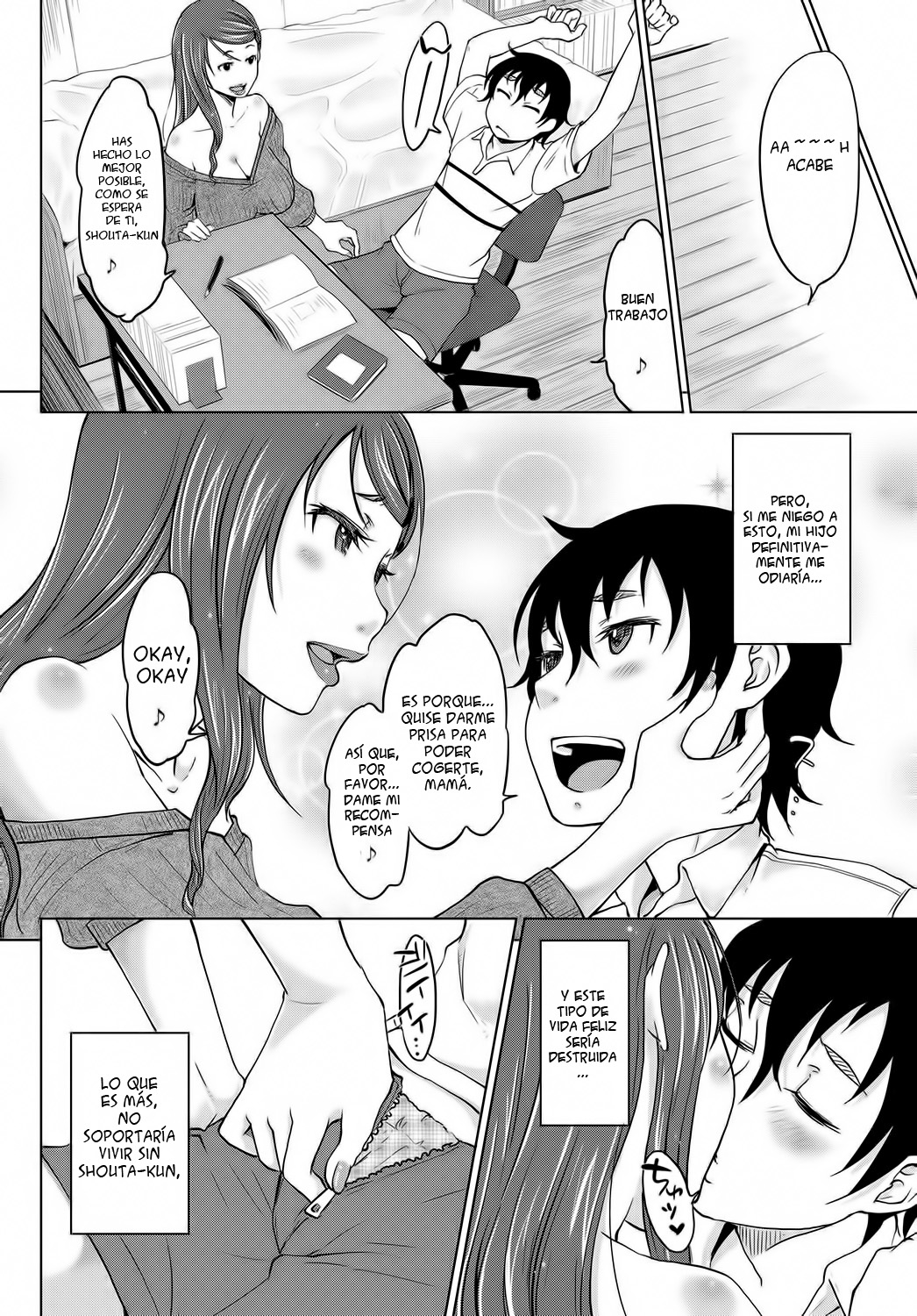 Hahaoya Shikkaku 2 ~Yokubou ni Oborete~ | Fracaso de Madre 2 ~Ahogada en la Lujuria~ page 2 full