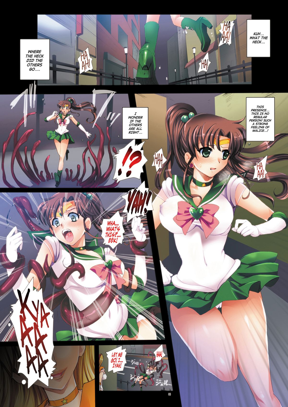 Sailor Senshi to Sennou Shokushu | Sailor Scouts and The Brainwashing Tentacle page 3 full