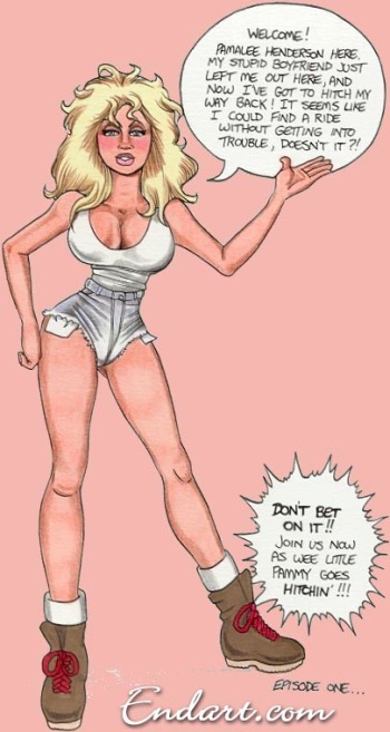 Spanking Pamalee #1 cover