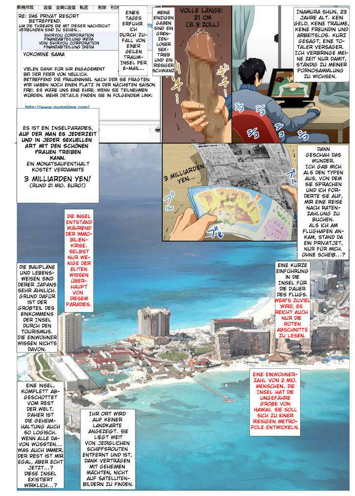 Kiniitta Chitsu ni Ikinari Nakadashi OK na Resort Shima ~Netori Mae~ | Resort Island of Women Who Love It When You Cum-Inside Them 1 page 2 full