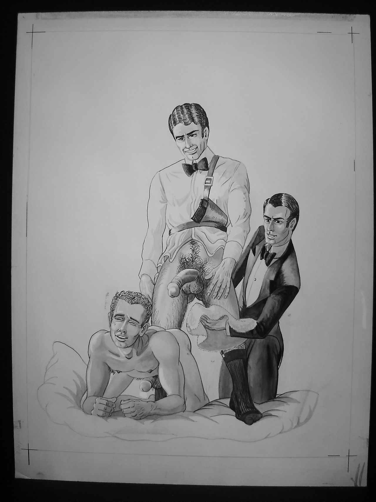 Original Lrg Finished Pencil Art by SEAN  = TEST page 1 full