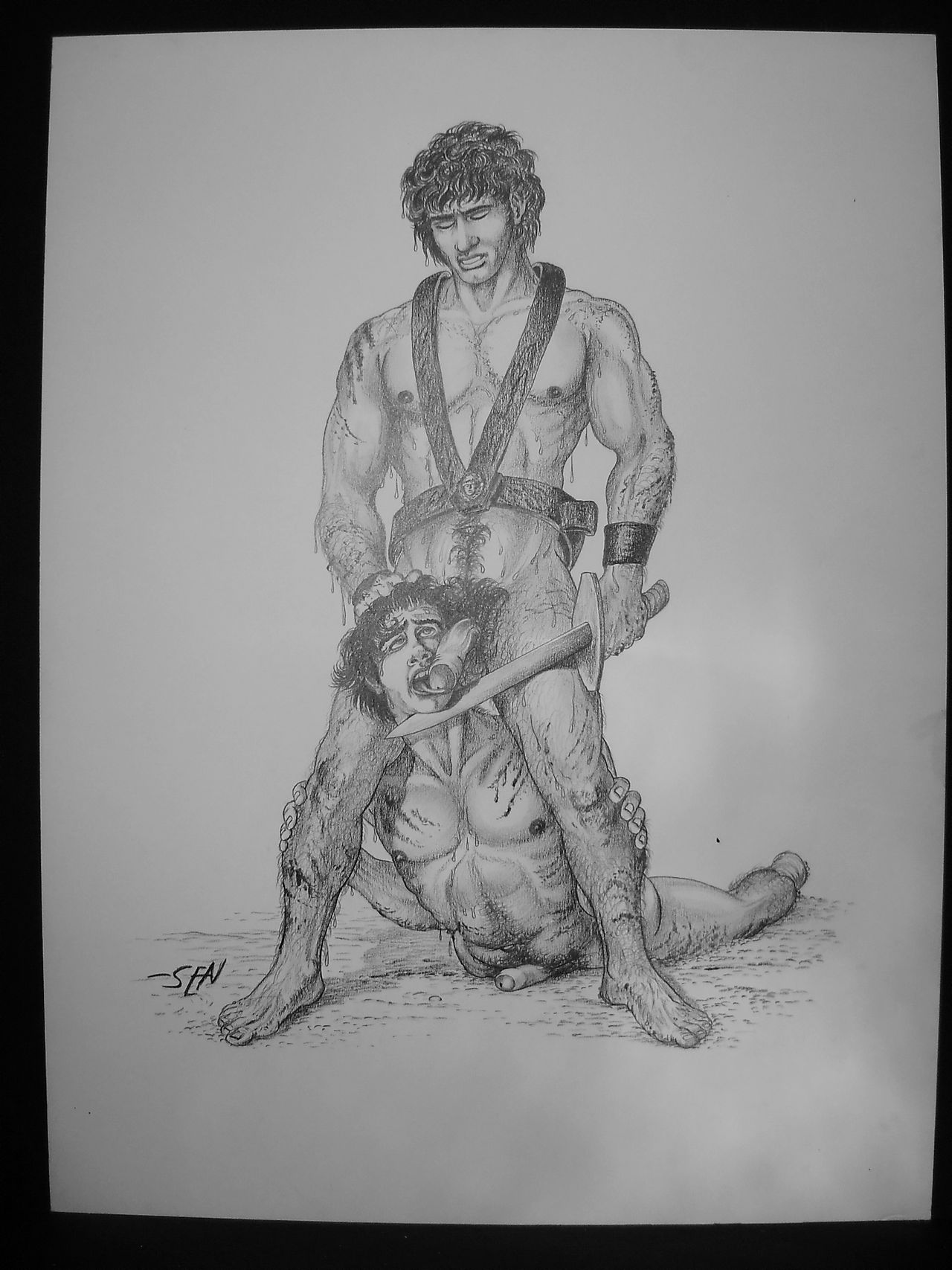 Original Lrg Finished Pencil Art by SEAN  = TEST page 10 full