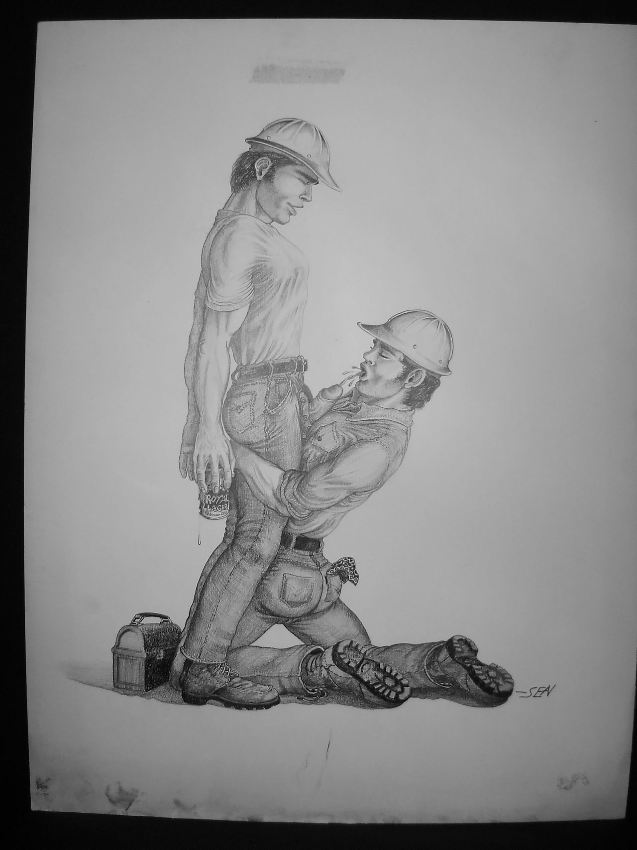 Original Lrg Finished Pencil Art by SEAN  = TEST page 2 full