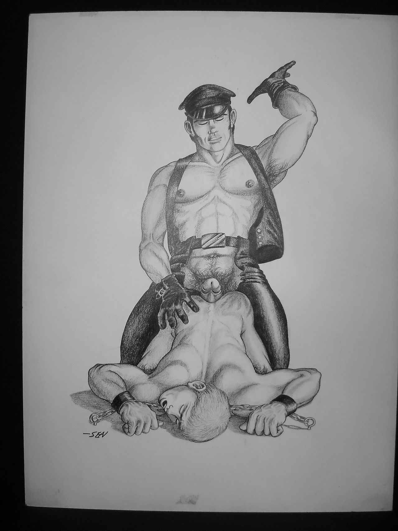 Original Lrg Finished Pencil Art by SEAN  = TEST page 3 full