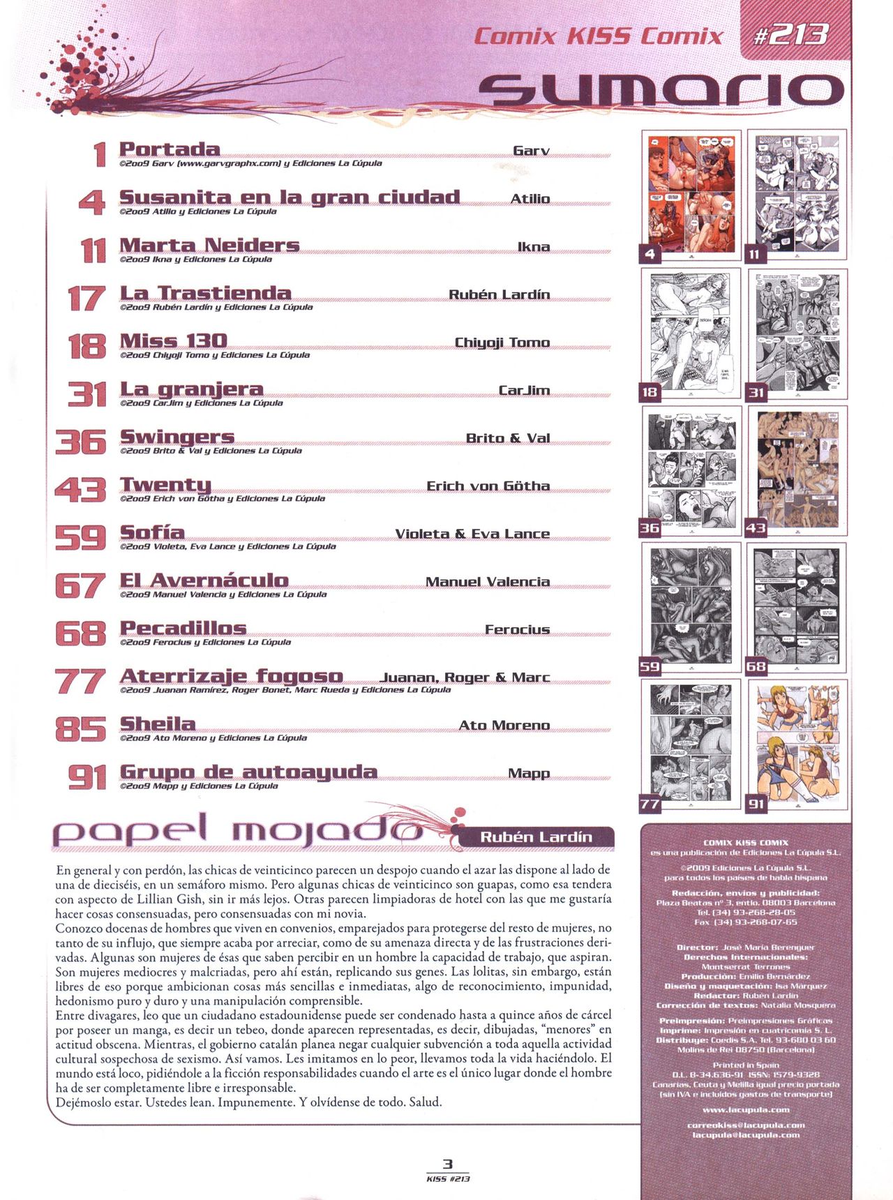 Kiss Comix # 213 page 3 full