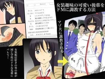 Josou Shumi no Kawaii Kouhai wo Do-M ni Choukyou Suru Houhou cover