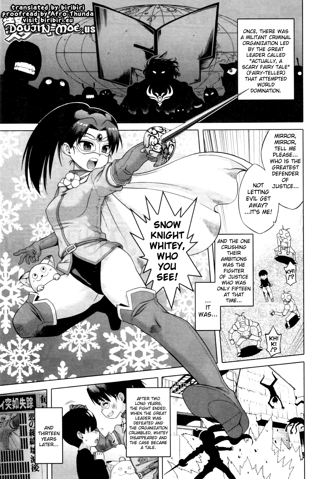 Snow Knight Whitey  Ch. 1-5 page 1 full
