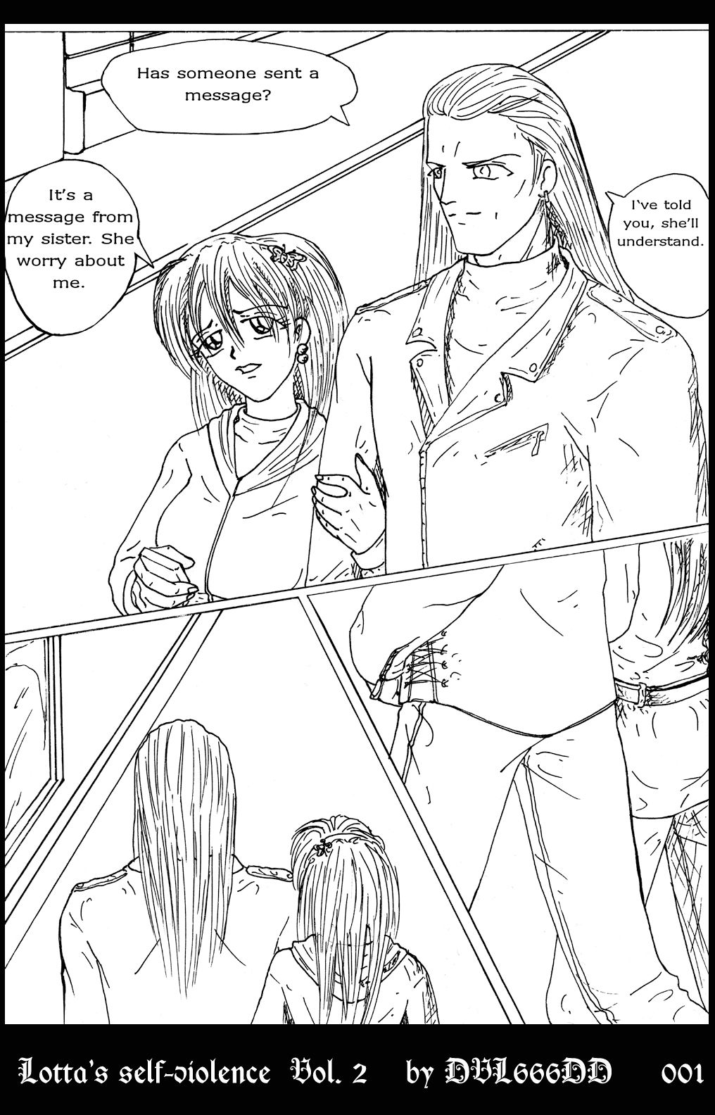 Lotta's self-violence. Volume 2 page 4 full