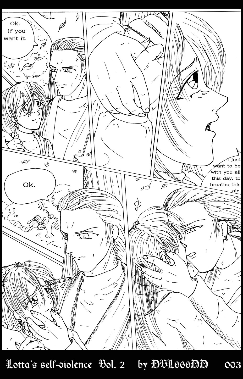 Lotta's self-violence. Volume 2 page 6 full