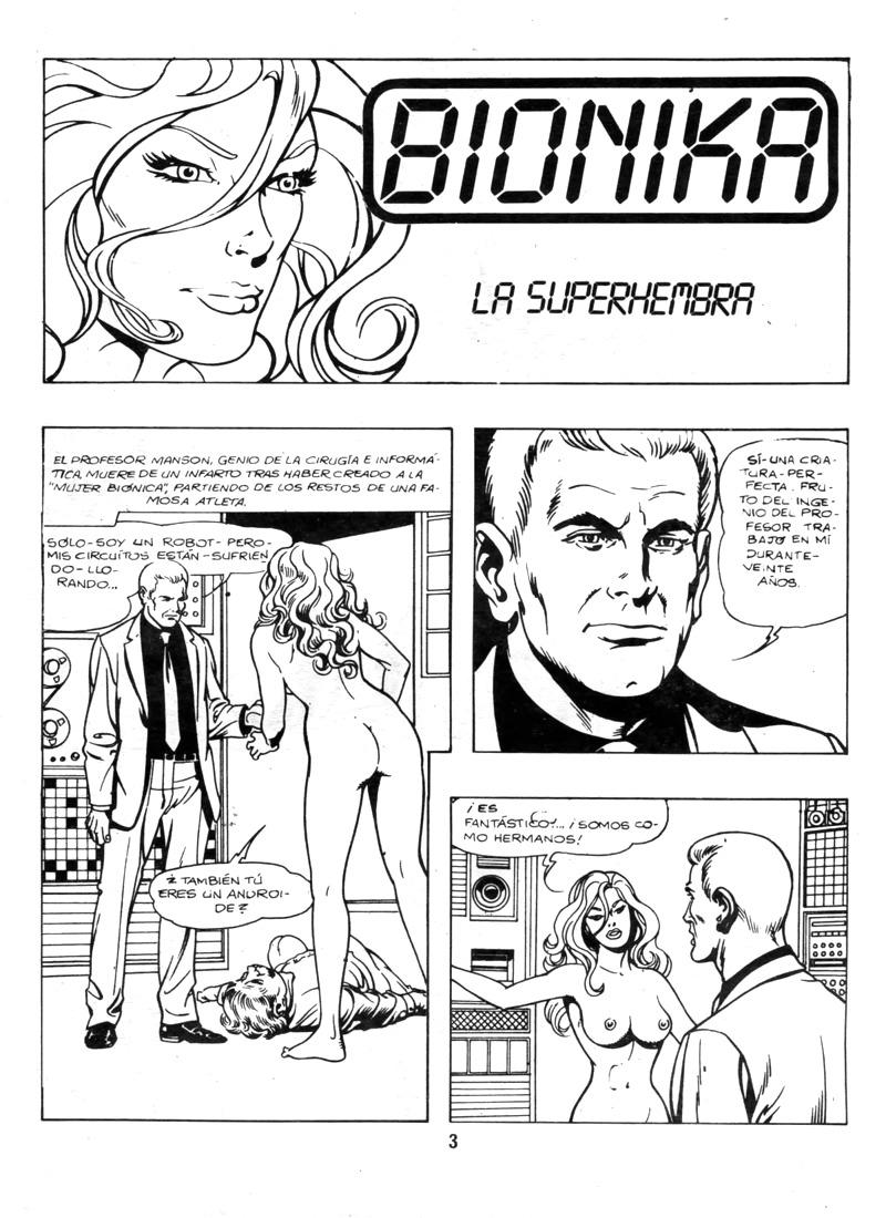 Bionika #2 - The Super Female | Bionika #2 - La Superhembra page 3 full