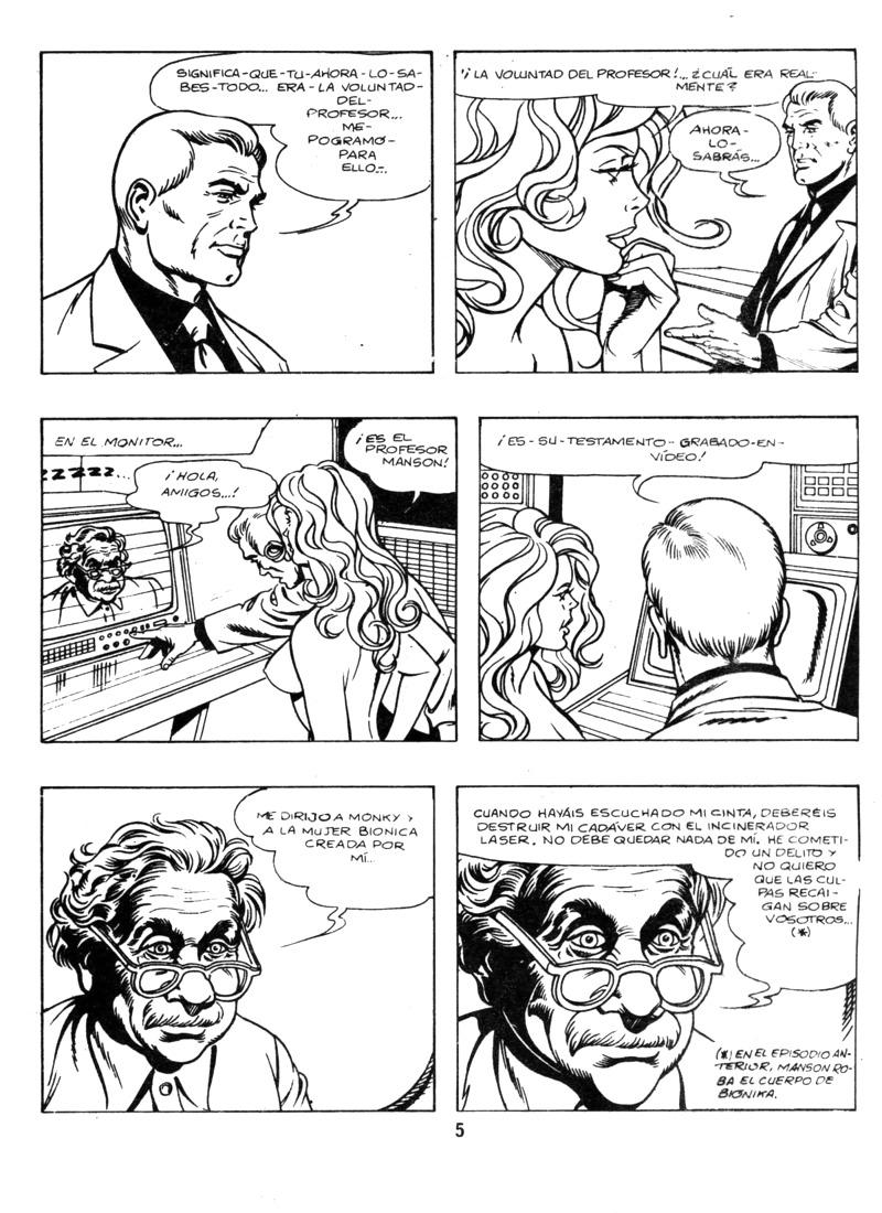 Bionika #2 - The Super Female | Bionika #2 - La Superhembra page 5 full