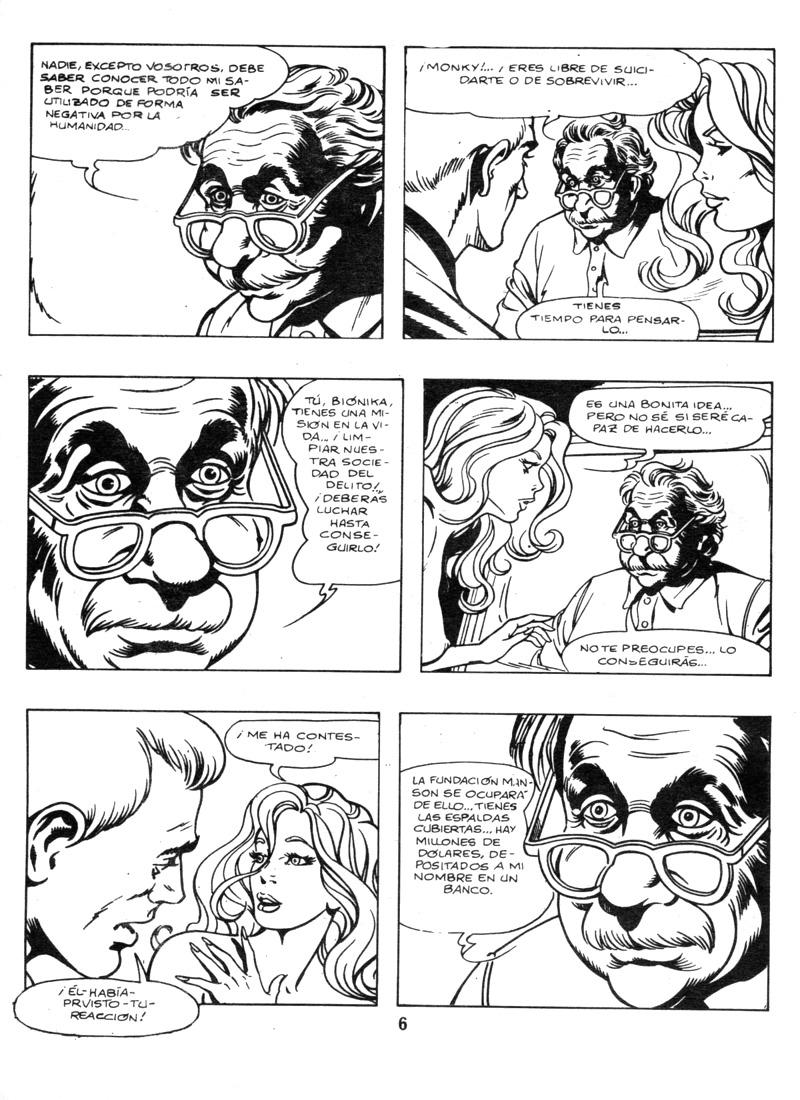 Bionika #2 - The Super Female | Bionika #2 - La Superhembra page 6 full