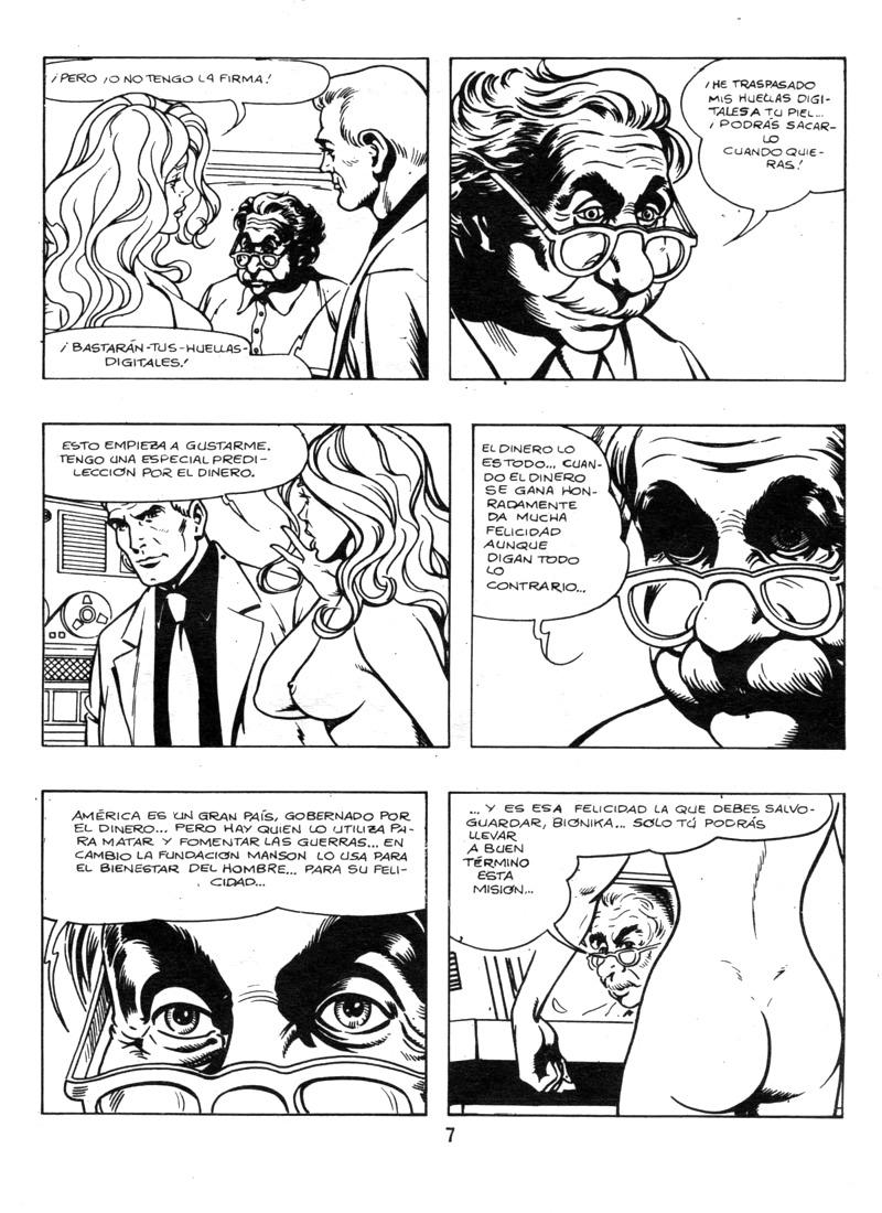Bionika #2 - The Super Female | Bionika #2 - La Superhembra page 7 full