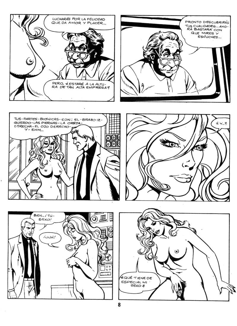 Bionika #2 - The Super Female | Bionika #2 - La Superhembra page 8 full