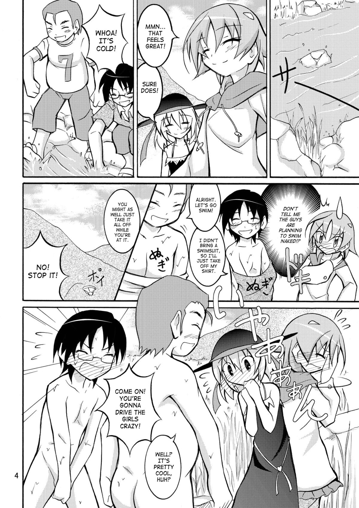Supponpon de Kawa Asobi! | Playing At The River Stark Naked! page 3 full
