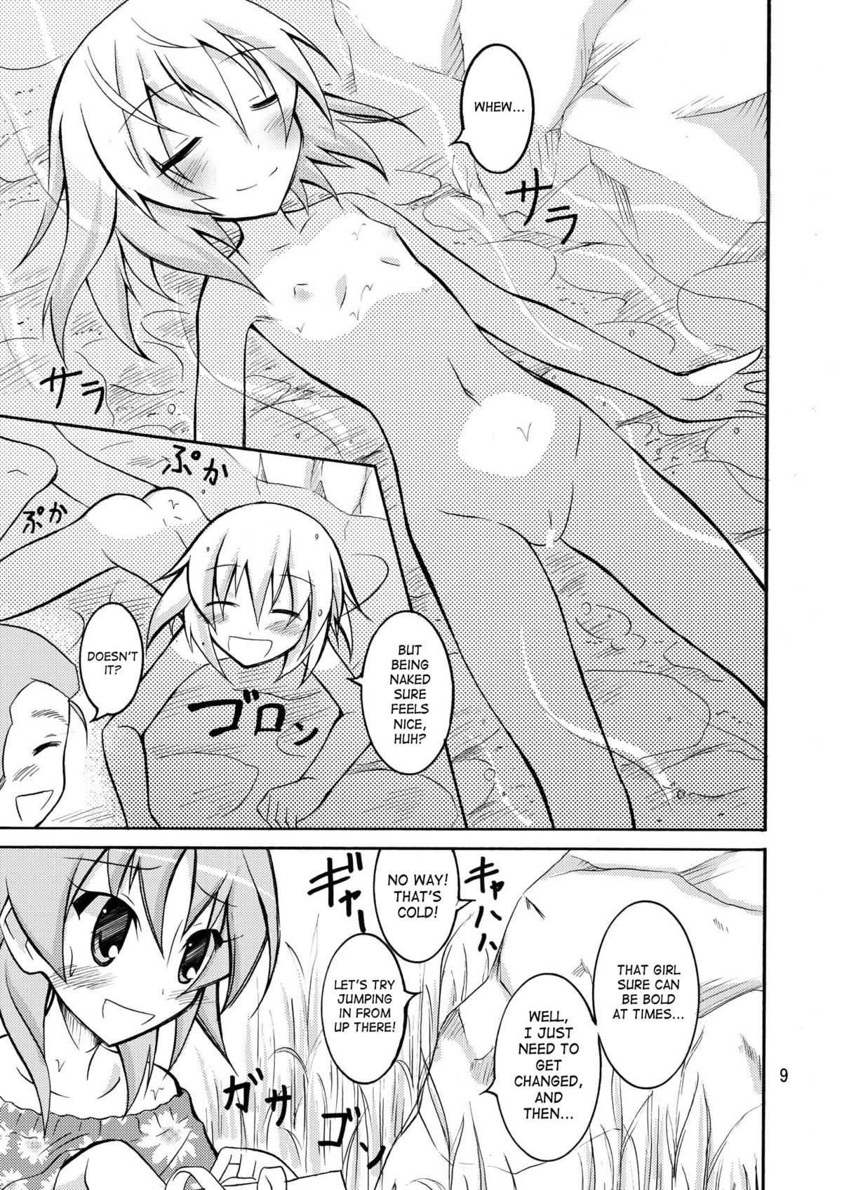 Supponpon de Kawa Asobi! | Playing At The River Stark Naked! page 8 full
