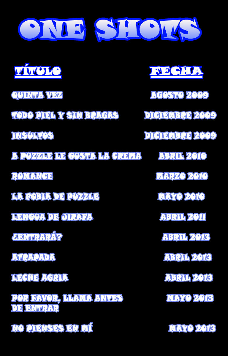 One Shots | Historias Cortas page 2 full