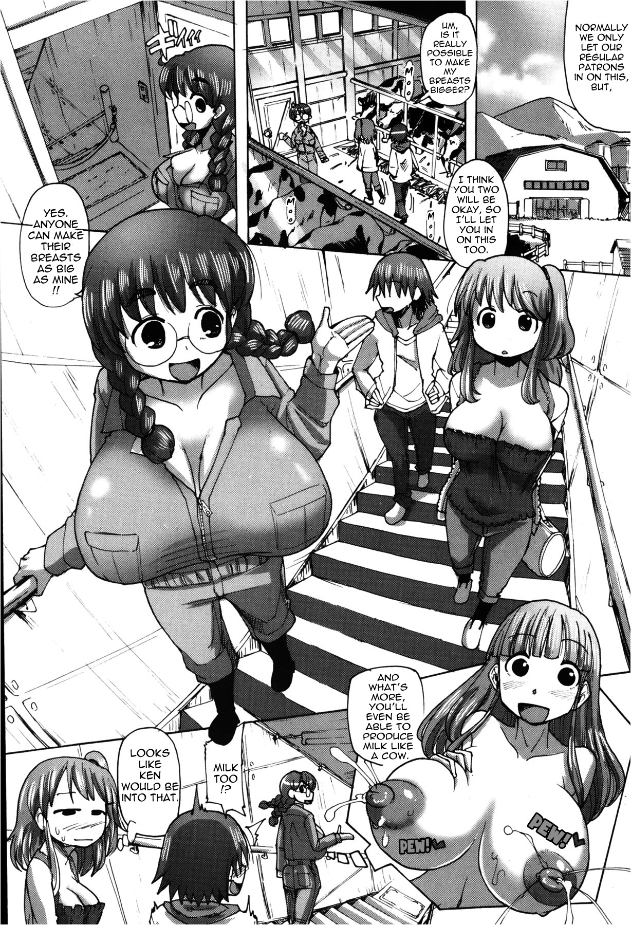 Mitsuko-chan no nyuugyuu taiken-ki | Mitsuko's Experience as a Milk Cow page 4 full