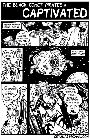 Black Comet Pirates: Captivated cover
