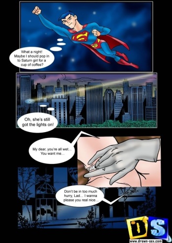 Superman &amp; Saturn Girl cover