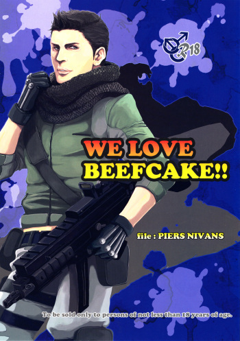 WE LOVE BEEFCAKE!! file:PIERS NIVANS cover