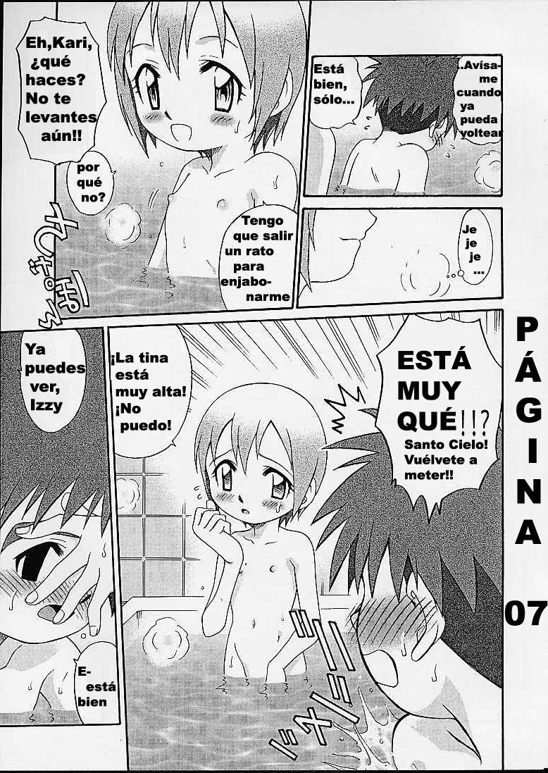 Jou-kun, Juken de Ketsukacchin. | La hora del bañode Kari &amp; Friends page 7 full