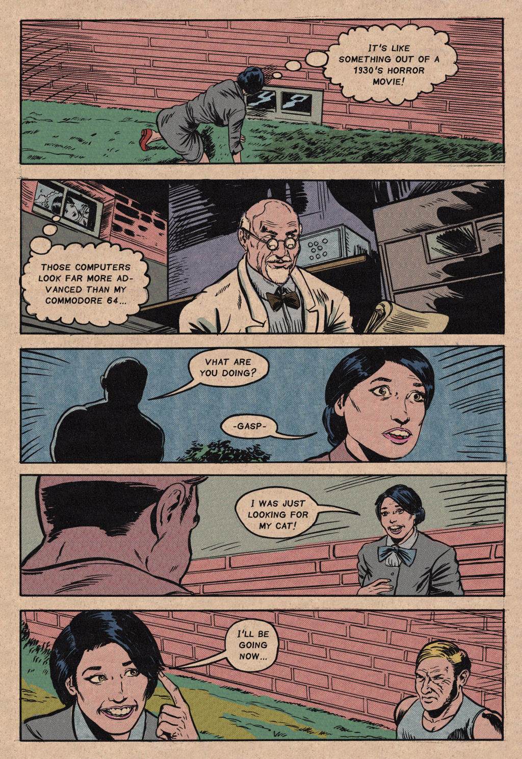 Dames In Peril - The Nosy Housewive and the Last of the Mad Nazi Scientists! page 7 full