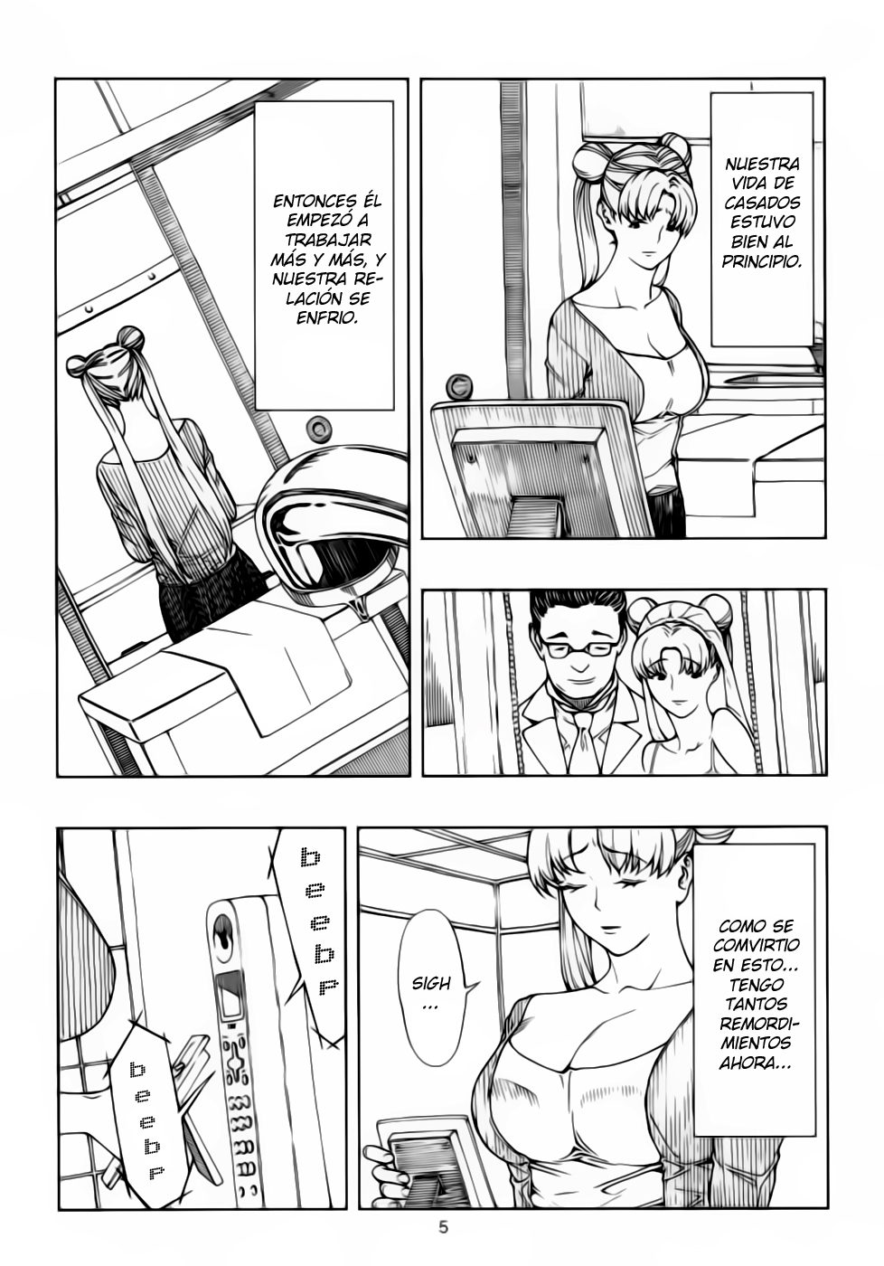 Tsukino Usagi  ~ Uwaki Hen ~ page 4 full