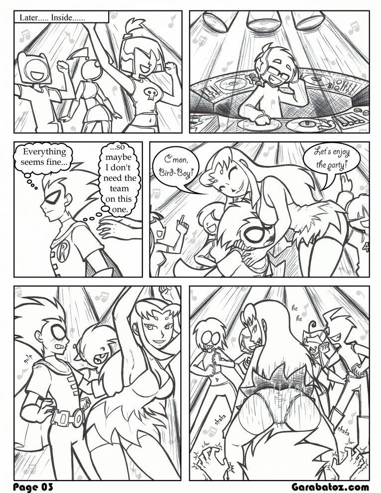 Teen Titans Rave page 3 full