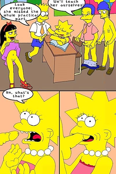 The Simpsons At School page 7 full