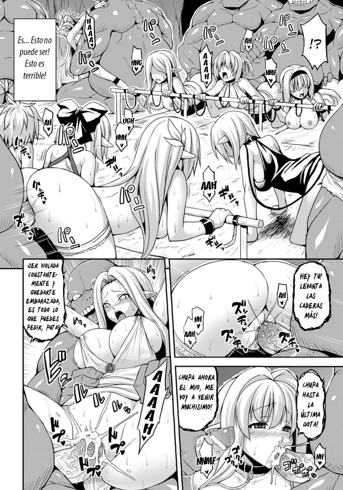 Ishu Kan Kouhai Bokujou | Criadero Interracial de Violacion elfica page 3 full