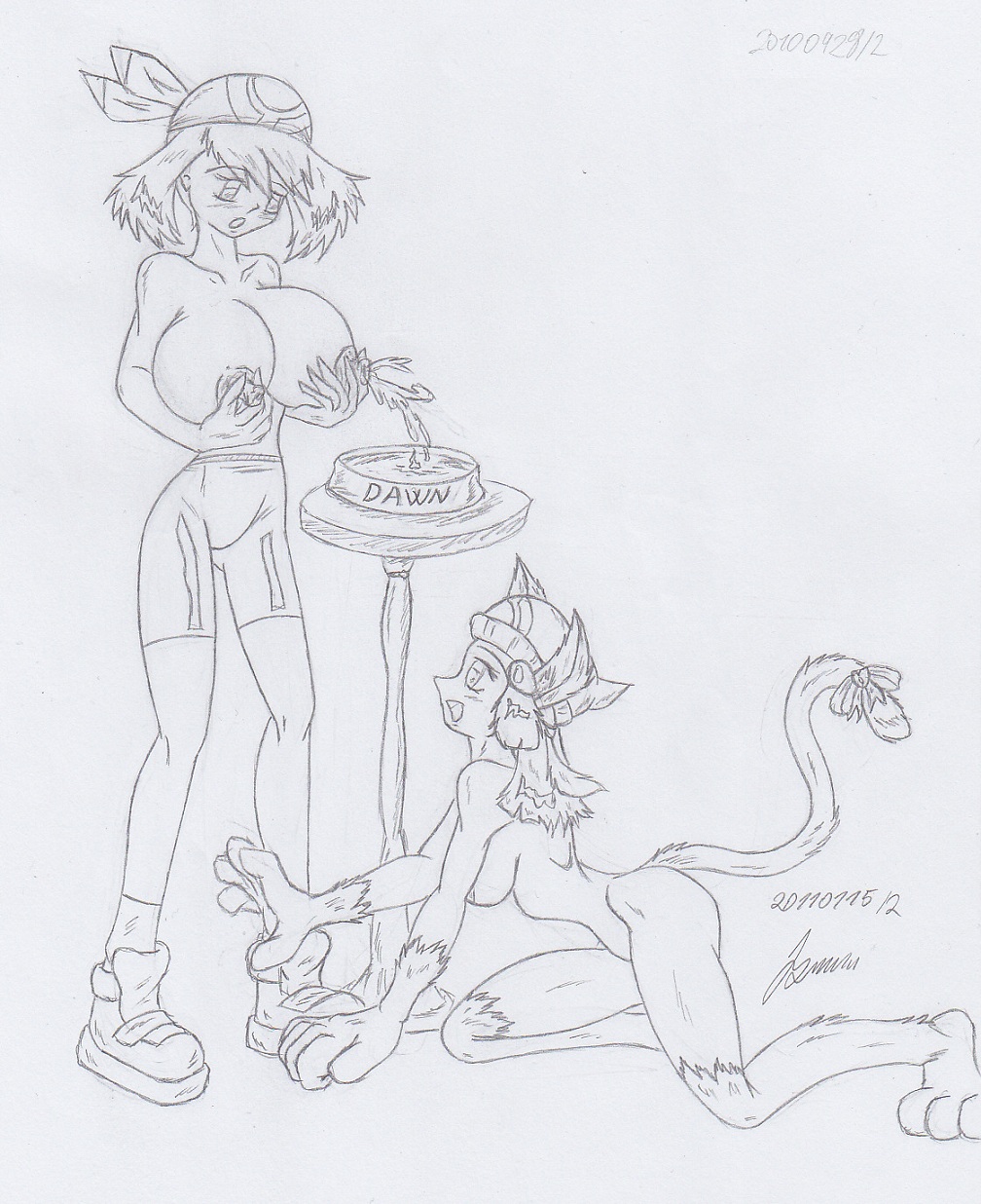 My miny May / Haruka - pokemon advanced sketches work 5 page 2 full