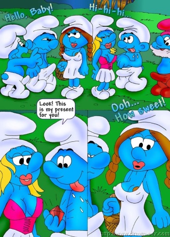 SMURFETTE DRAWN SEX cover