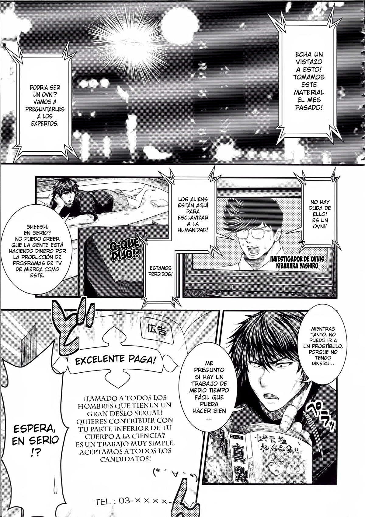 Yuusei yori no Oppai X | Los Pechos del Planeta X page 1 full