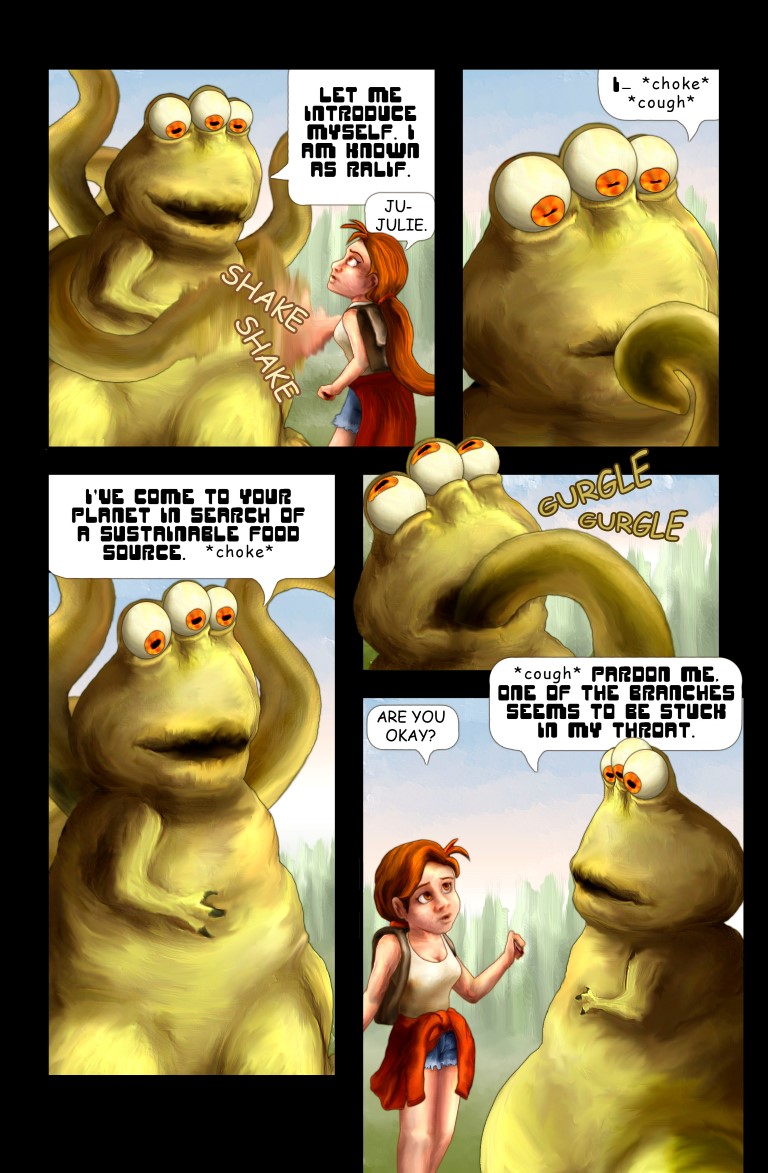 Julie and The Alien page 4 full