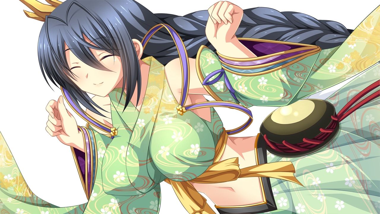 Sengoku Hime 4 ~Souhai Hyakkei, Hana Mamoru Chikai~ Yuugi Kyouka Hen -Ni no Maki- Dress destroy cut scene page 7 full