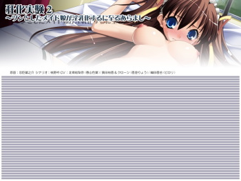 Kyouka Jikken 2 ~Tsun to Shita Maid Musume ga Innyuuka Suru ni Itaru Aramashi~ cover