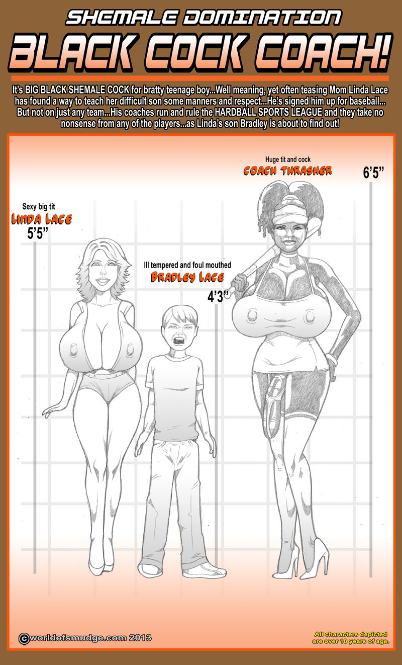 Shemale Domination - Black Cock Coach! page 1 full