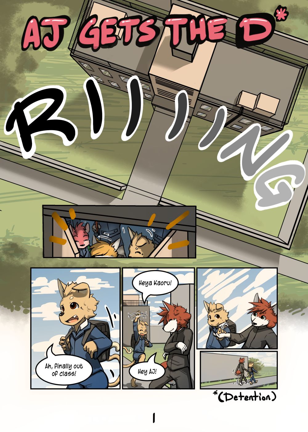 AJ Gets the D* page 1 full