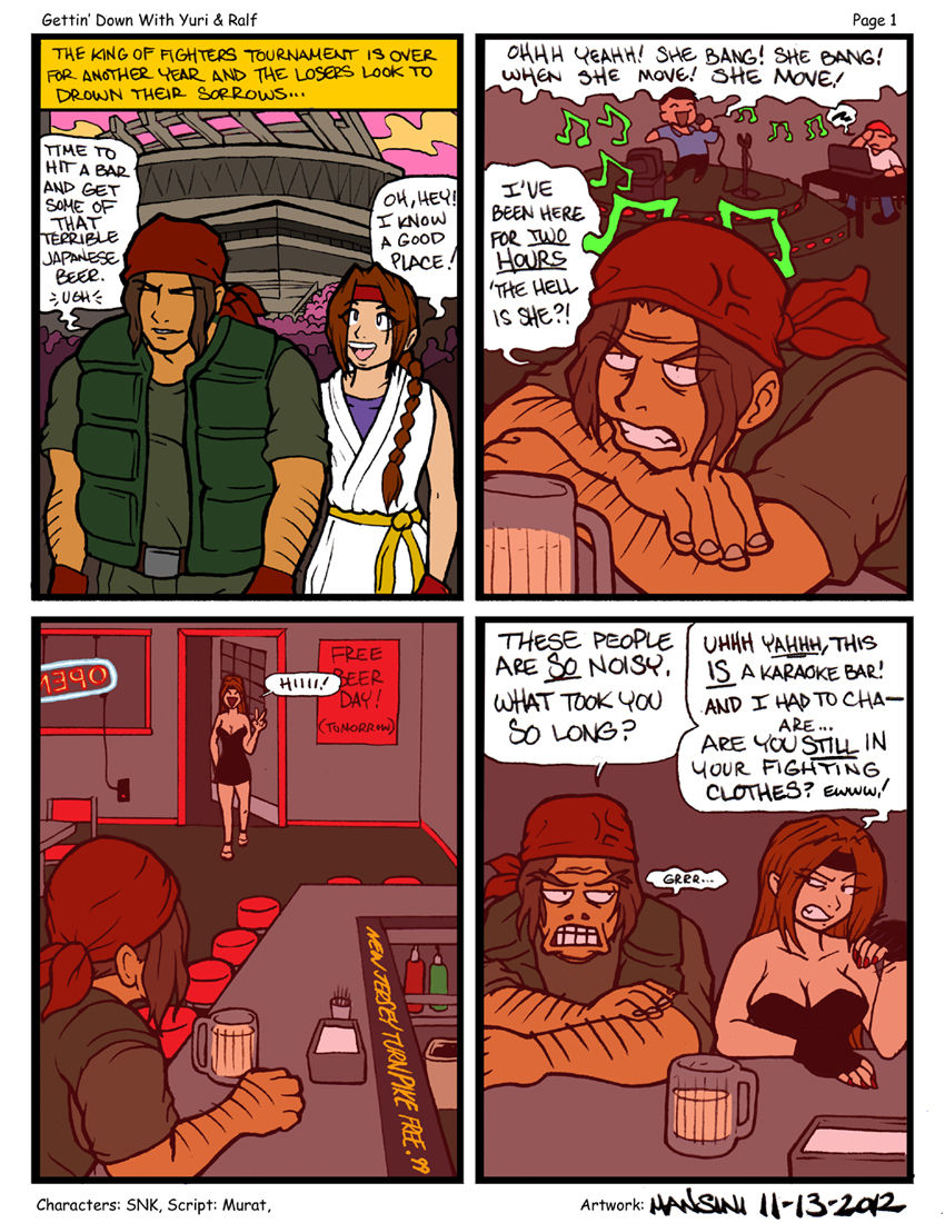 Gettin' Down With Yuri and Ralf page 1 full