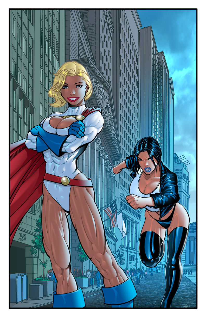 Powergirl vs Feedback I &amp; II page 9 full