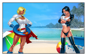 Powergirl vs Feedback I &amp; II cover