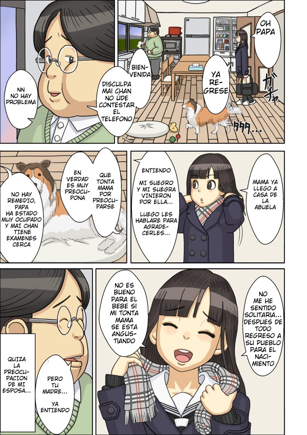 Nemuraseta JK Tsureko ni, Nettori Sumata Bukkake Nakadashi | Sexo Crural y Bukkake Húmedo Con la JK de un Matrimonio Anterior Dormida page 4 full