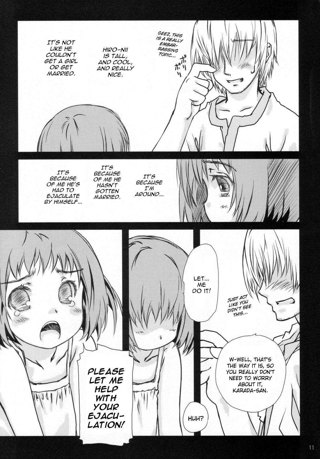 Karada no Naisho. page 10 full