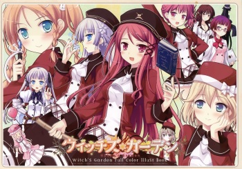 Witch's Garden Full Color Illust Book cover