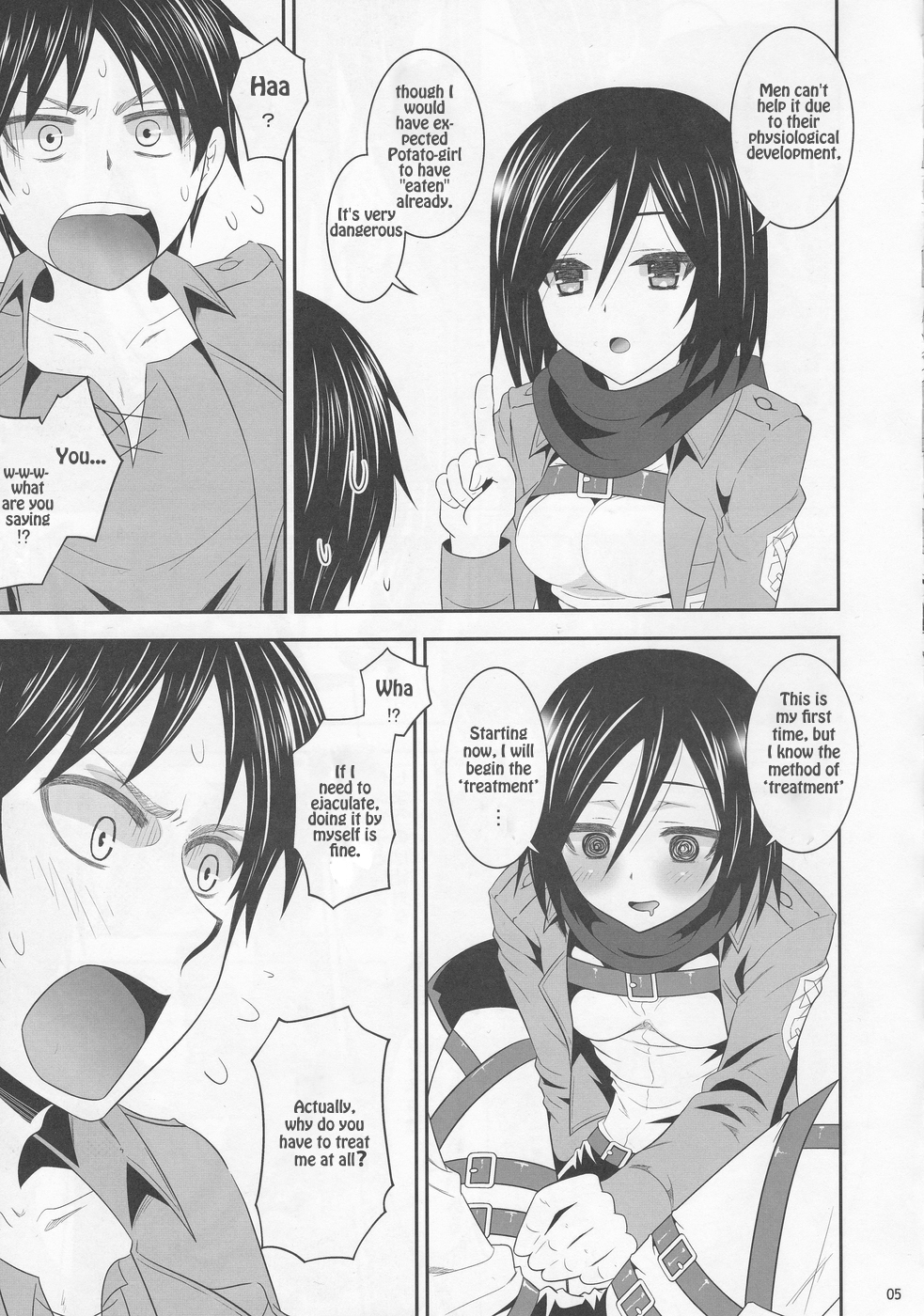 Shingeki no Mikasa | Attack on Mikasa page 5 full