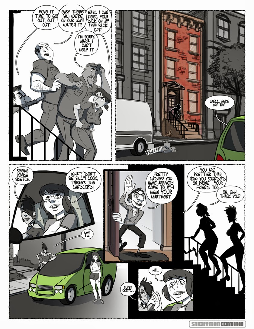 Esther &amp; D.D. - The Freaks Cum Out at Night page 4 full