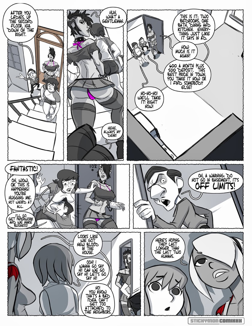Esther &amp; D.D. - The Freaks Cum Out at Night page 5 full